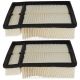 2x Engine Air Filter for Audi RS4 2007-2008 S4 2004 2005 2006 2007-2009 V8 4.2L