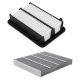 AISIN ARFH-00756 Qty(2) Engine Air Filters for Honda Civic 1992-1997 1.5L 1.6L