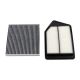AISIN Qty(2) Engine Air Filter for Honda CR-V Civic Acura EL 1996-2001 .6L 2.0L
