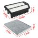 Engine Air Filter & Cabin Air Filter Set for Hyundai Elantra GT Kia Forte5 Forte