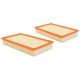 New 2pcs Engine Air Filter for Volvo S80 1999 2000 2001 2002 2003 2004 2005 2006