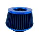 for vw jetta Cone Air Filter 4 inch inlet High Flow small slim BLUE
