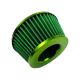 for vw Air Filter Cone Adjustable 3 3.5 4 inch inlet High Flow small slim GREEN