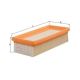 MAHLE Air Filter For VW Caddy I Golf Mk1 Mk2 II Mk Scirocco 1444N1