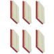 Air Filter Panel Set (6 Pieces)
