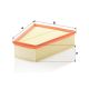 MANN FILTER C 30 161 Air Filter for Cars and Transporters C30161