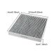 CARBONIZED CABIN AIR FILTER C35519 For HONDA ACURA Accord Civic CRV CR-V Odyssey
