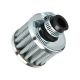 2x12mm Air Intake Breather Filter Oil Catch Crankcase Vent Valve Go Kart Silver