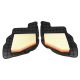 Fit for BMW 550i 650i 750i 750Li X5 X6 4.4L Engine Air Filter Pair Left + Right