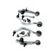 10* Front Hem Arm Kit + Steering Tie Rod Ball Head For Rolls Royce Phantom 03-16