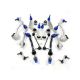 for 01-03 BMW E39 525i 530i /97-00 528i Front Rear Control Arms Suspension Kit