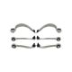 Custom Kit - Genuine Front Lower and Upper Control Arms Kit for Audi
