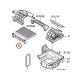 NEW A/C Cabin Air Filter Cover For 09-11 Azera, 09-10 Optima