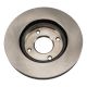 8 F 296 Drilled Brake Rotors-Ceramic Brake Pad-Hub For 2005-2019 Nissan Frontier