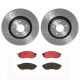 Front Rotors ProACT Ceramic Disc Brake Pads Kit For Rogue Sport