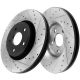 2x Front Left & Right Drilled Brake Rotor for Mercedes-Benz GLE400 GLE300d 330mm