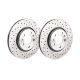 GT BRAKE DISCS FRONT GT1720 FOR RENAULT TWINGO I/2 1993-2012 2013 2014 259MM
