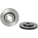 Hella Front 320mm Rear 288mm Brake Rotors Kit For Jaguar S-Type Vanden Plas XJ8