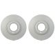 SET-PGD355122152-2 2-Wheel Set Brake Discs Front for Jaguar XJS XJRS