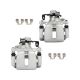 Rear For 2005-2006 Audi A4 2007-2008 Audi A4 Brake Calipers 2Pcs 19B3414 19B3415