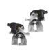2x Rear Left & Right Brake Calipers & Parking Actuator for Audi A4 A5 Quattro Q5
