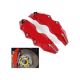 2x Universal Small Size 3D Style Car Auto Disc Brake Caliper Covers Set Kit Red