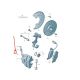8K0615124C brake caliper front right Audi A5 Sportback 2.0 D 130KW 4X4 5P aut