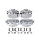 Front Rear Brake Caliper Set for Chevrolet Silverado 1500 GMC Sierra 2008-2018