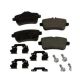 Rear Disc Brake Pad Set for Mercedes-Benz GLE300d 2016 1 X Replacement 0074208320, 0064204120