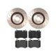 Disc Brake Pad Set Front fits Mercedes-Benz CL600,S400,S350,CL550,S550 2012 Replacement 2214211612, 2214211112, 2214210012 3 Pcs