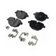 Bosch Automotive BE1473H Blue Disc Brake Pad Set with Hardware for Select 2011-16 BMW 528i, 535d, 535i, i8, X3, X4, Z4 - REAR