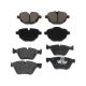 TRQ Front Brake Pads Semi Metallic Compatible with 2011-2016 BMW 528i 2012-2016 528i xDrive