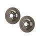 SureStop Brake Disc 2-Wheel Set Compatible with Mercedes Benz Metris 2016-2020 Rear, Plain Surface, Solid, 5 Lugs, 300 mm, Pro-Line Series