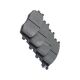 TRQ Front and Rear Brake Pad Set Ceramic Hardware Compatible with 2006-2007 Hyundai Accent 2006-2007 Kia Rio 2006-2007 Rio5