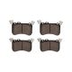 1Pc Ceramic Front Disc Brake Pad Set, Low Dust Premium Replacement for Mercedes-Benz GLA45 AMG 2015-2018 2.0L l4, for Mercedes-Benz CLA45 AMG 2016-2018 2.0L l4 Replace# 4204100, 1551163410