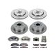 PowerStop Disc Brake Kit - Front and Rear - Fits Ford F-150 2010-2011 OE Stock R