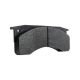 1Pc Semi-Metallic Front Disc Brake Pad Set, Low Dust Premium Replacement for Ford F650 2012 2013 2015 2016 2017 2018 6.8L V10 Replace# 88982659, 12387805, YC3Z2001AA, KITD769GM, LC4Z2001A