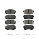 Front and Rear Ceramic Brake Pads Set with Hardware For 2010-2017 Hyundai Tucson, 2011-2016 Kia Sportage