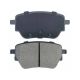 Brake Pad Set Compatible with A-Class W177, B-Class W247, GLB W118 (Replaces OEM A0004207500, A0004205703)