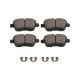 4 Rear Brake Pads, Ceramic Brake Pads Kits Fit For 2017-2019 For INFINITI For QX30, For Mercedes-Benz For B Electric Drive, B250, CLA250, GLA250, SLC300, SLK250, SLK300, SLK350 D1646-8874