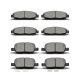 8Pcs Front Rear Ceramic Brake Pads Set D1896 D1914 Compatible with GMC Acadia,Compatible with Buick Enclave,Compatible with Cadillac XT5/XT6,Compatible with Chevrolet Blazer/Traverse