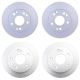 Brake Discs (2)- 51-31-7-061-967 - For MBZ 190D & 190E