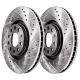 Rear Brake Disc Rotors-Exact Fit for Nissan Maxima