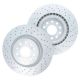 HONDA OEM CIVIC 2015- FK2 Type R FRONT BRAKE Disk Rotors Left and Right SET JDM