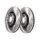 and Rear Disc Brake Rotors Kit for 2005 - 2009 Audi Quattro Seat Exeo