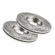 F 300-R 284 Brake Rotors-Brake Pad For 2011-2014 Hyundai Sonata Rear 8428A-D1445