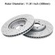 ⭐Genuine⭐ Front Wheel Brake Disc 517124E000 for Hyundai Bongo III Electric
