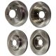 Rear Disc Brake Rotor for Kia Forte Koup Soul Forte5 10.31 inch 980751FZN 2 PC