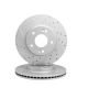 Pair of JKL rear brake discs for Kia Opirus 584113F000 Sivar G043378