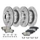 Front Rear Disc Rotors Brake Pads For Ford Fusion Mkz Zephyr Mazda 6 Milan 06-11